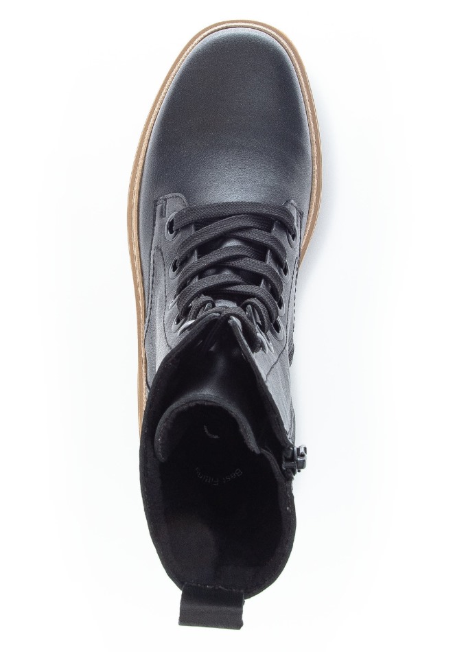 Femmes Gabor | Bottines à Lacets Exclusives Noires